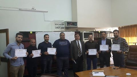 اختتام فعاليات دورة اساسيات لحام الانابيب المعدنية في المنشاءات الصناعية